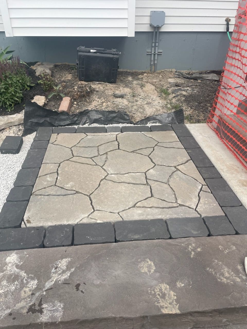Paver Walkway Completion in Progress Excitement image